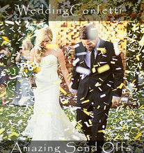 Load image into Gallery viewer, Mylar Confetti For Wedding Sendoffs
